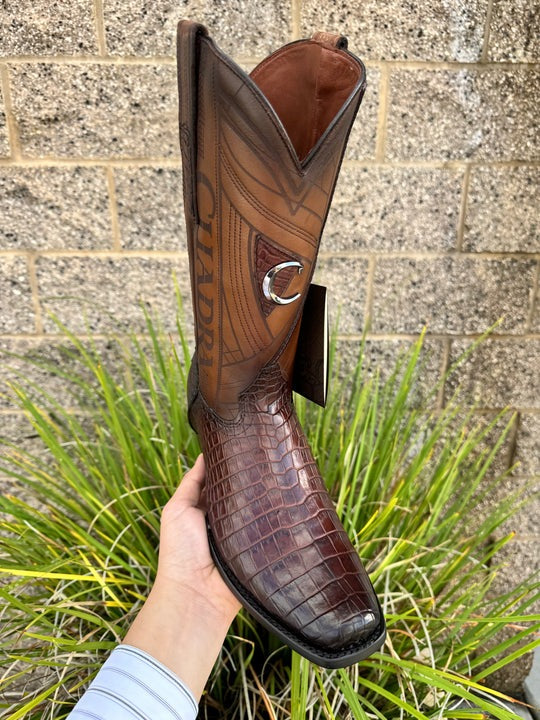 Handcrafted Crocodile Leather Ranch Cowboy Boots(Buy 2 Free Shipping✔️)