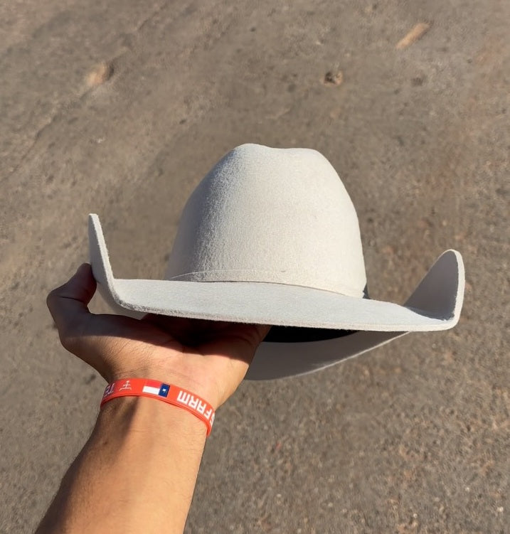 White Suede Cowboy Hat