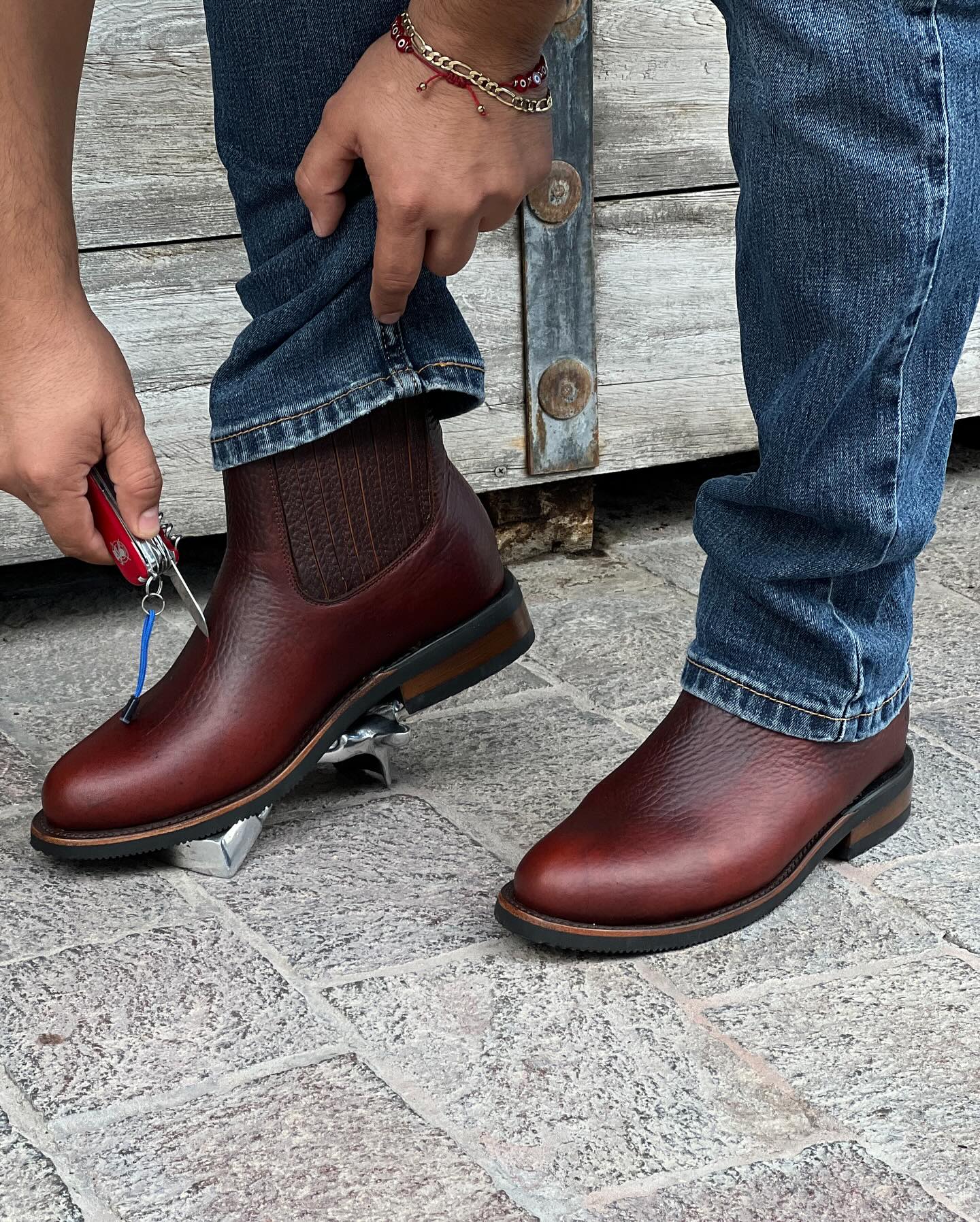 Italian Cowhide Ankle Boots