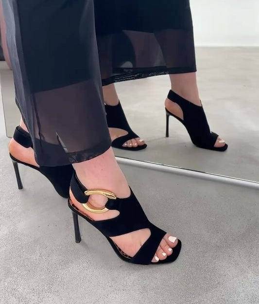 Minimalist Suede Sandals